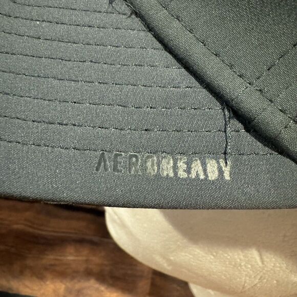 Adidas AEROREADY A-Flex Gray Baseball Cap Hat Stretch Fit Golf Athletic S/M - Picture 5 of 9